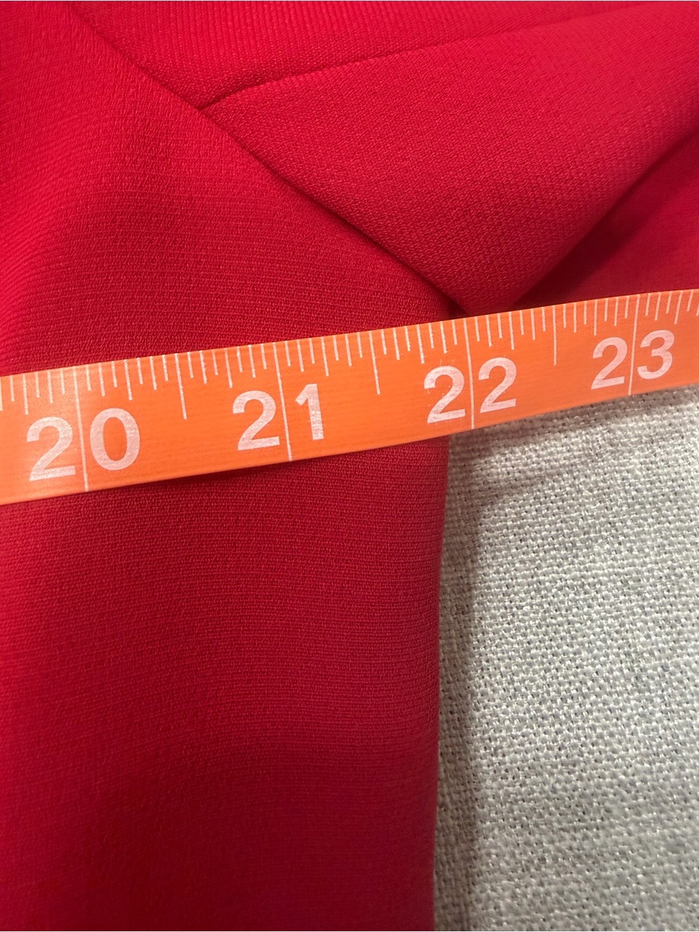 Jones Studio Ruffle-Trim Red Blazer - Picture 8 of 10